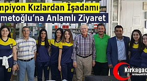 ŞAMPİYONLARDAN ÜMMETOĞLU’NA ANLAMLI ZİYARET