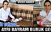 ŞEHİT EVİNDE BAYRAM BURUK GEÇTİ(VİDEO)