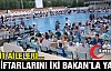 ŞEHİT YAKINLARI İLK İFTARI İKİ BAKAN'LA YAPTI