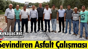 SEVİNDİREN ASFALT ÇALIŞMASI