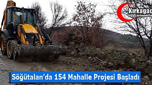 SÖĞÜTALAN'DA 154 MAHALLE PROJESİ BAŞLADI