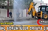 SU BORUSU PATLADI ORTAYA İLGİNÇ GÖRÜNTÜLER ÇIKTI