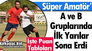 SÜPER AMATÖR’DE İLK YARILAR SONA ERDİ