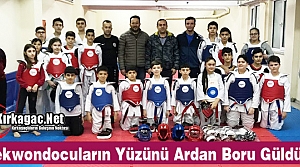 TAEKWONDOCULARIN YÜZÜNÜ ARDAN BORU GÜLDÜRDÜ