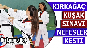 TAEKWONDO'DA KUŞAK SINAVI NEFESLERİ KESTİ