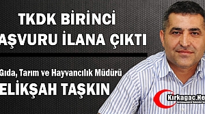 TAŞKIN “TKDK 1.BAŞVURU İLANA ÇIKTI“