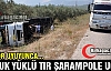 KIRKAĞAÇ'TA TIR ŞARAMPOLE UÇTU