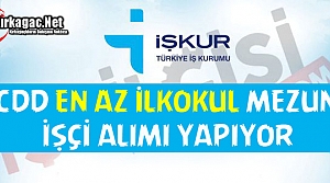 TCDD EN AZ İLKOKUL MEZUNU İŞÇİ ALIMI YAPIYOR