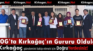 TEOG’DA KIRKAĞAÇ’IN GURURU OLDULAR