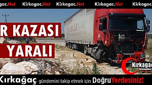 TIR DEVRİLDİ 1 YARALI