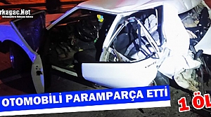 TIR OTOMOBİLİ PARAMPARÇA ETTİ 1 ÖLÜ