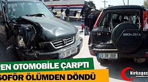 TREN OTOMOBİLE ÇARPTI