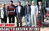 TURGUTLU BELEDİYE BAŞKANI ORHAN KIRKAĞAÇ'TA DESTEK...