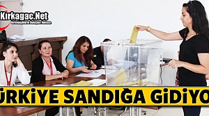 TÜRKİYE SANDIĞA GİDİYOR