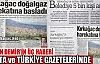 ÜÇ HABERİMİZ POSTA VE TÜRKİYE GAZETELERİNDE...