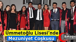 ÜMMETOĞLU LİSESİ'NDE MEZUNİYET COŞKUSU