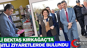 VALİ BEKTAŞ KIRKAĞAÇ’TA ZİYARETLERDE BULUNDU