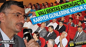 VALİ ERDOĞAN BEKTAŞ KARİYER GÜNLERİNE KONUK OLDU