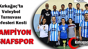 VOLEYBOL'DA ŞAMPİYON ESNAFSPOR