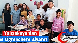 YALÇINKAYA’DAN ÖZEL ÖĞRENCİLERE ANLAMLI ZİYARET