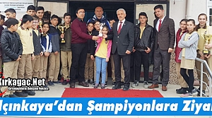 YALÇINKAYA’DAN ŞAMPİYONLARA ZİYARET
