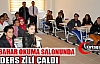 YENİBAHAR OKUMA SALONUNDA DERS ZİLİ ÇALDI