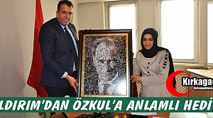 YILDIRIM'DAN ÖZKUL'A EN ANLAMLI HEDİYE