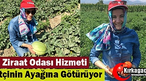 ZİRAAT ODASI HİZMETİ ÇİFTÇİNİN AYAĞINA GÖTÜRÜYOR