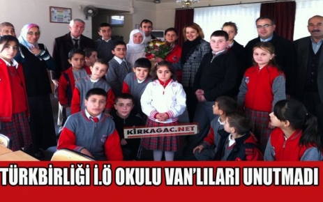 TÜRKBİRLİĞİ İ.Ö OKULU VANLILARI UNUTMADI