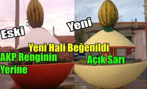 Turuncu Beyazın Yerine Açık Sarı