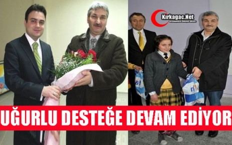 UĞURLU EĞİTİME DESTEĞE DEVAM EDİYOR