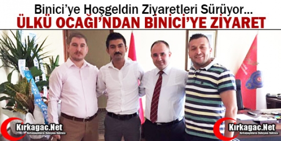 ÜLKÜ OCAĞI’NDAN BİNİCİ’YE ZİYARET