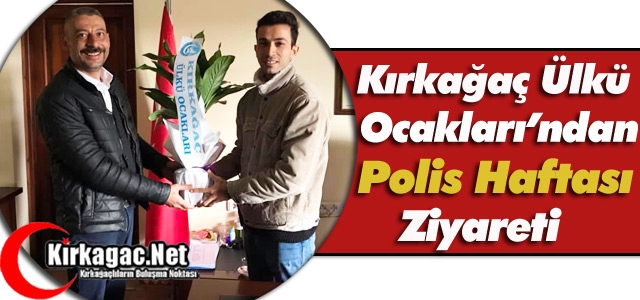 ÜLKÜ OCAK’LARINDAN “POLİS HAFTASI” ZİYARETİ