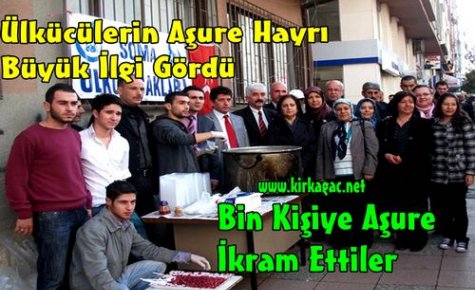 Ülkücülerin Aşure Hayrına Büyük İlgi