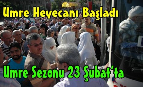 Umre Heyecanı Başladı