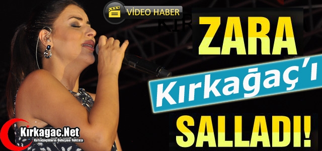 ÜNLÜ SANATÇI ZARA KIRKAĞAÇ'I SALLADI(VİDEO)