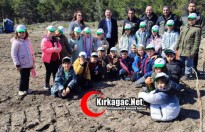 YÜZLERCE FİDAN TOPRAKLA BULUŞTU