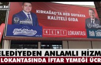 BELEDİYEDEN RAMAZAN AYINDA ANLAMLI HİZMET