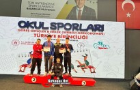 KIRKAĞAÇLI EMİN ASAF GÜREŞTE TÜRKİYE 3. SÜ