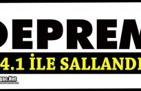 DEPREM..4.1 İLE SALLANDIK