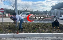 KIRKAĞAÇ BELEDİYESİ TARAFINDAN ÜRETİLEN FİDANLAR TOPRAKLA BULUŞTU