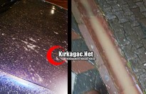 KIRKAĞAÇ'A BU AKŞAM ÇAMUR YAĞDI