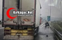 BİR ARAÇ YANGINI DAHA…OTOYOLDA ALEV ALAN TIR KÜLE DÖNDÜ