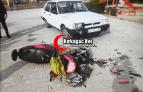 KIRKAĞAÇ'TA KAZA 1 YARALI