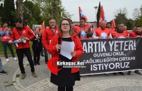 KIRKAĞAÇ'TA "HAİN SALDIRIYA BİR TEPKİ DE EĞİTİM-İŞ'TEN"(VİDEO)