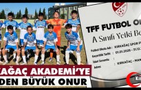 KIRKAĞAÇ AKADEMİ FK’YA TFF'DEN BÜYÜK ONUR