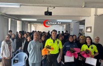 POLİSTEN 120 ÖĞRENCİYE GÜVENLİ GELECEK EĞİTİMİ