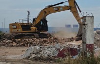 KIRKAĞAÇ CEZAEVİ BİNASININ YIKIMI TAMAMLANDI