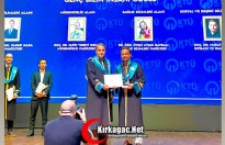 KIRKAĞAÇLI AKADEMİSYENE "YILIN GENÇ BİLİM İNSANI" ÖDÜLÜ