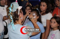 KIRKAĞAÇLI ÇOCUKLAR DOYASIYA EĞLENDİ